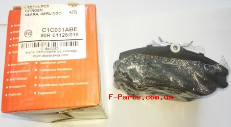 Передние тормозные колодки (комплект) ABE C1C031ABE Partner / Berlingo c 1996 по 2002 год 